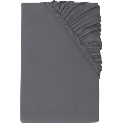 SANSIBAR Napínací prostěradlo antracitové 180-200x200