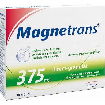 Magnetrans 375mg 20 tyčinek