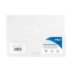 Strigo PP envelope briefcase with two pockets A4 horizontal Transparent p5