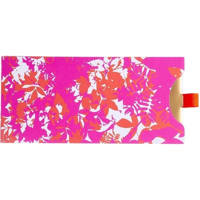 ARTEBENE dárková obálka - přání Růžové lístky 23 x 11 cm