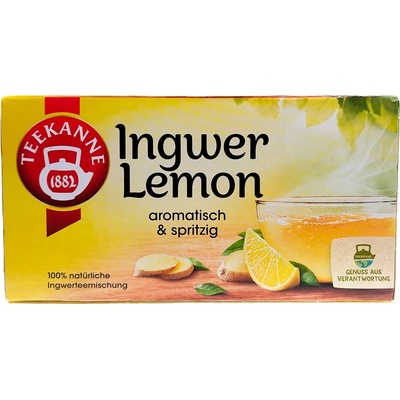 TEEKANNE INGWER LEMON ovocný čaj s příchutí zázvoru a citronu 20 x 1,75 g