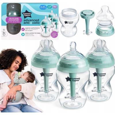 Tommee Tippee Kojenecká láhev C2N Anti Colic 3ks 422746TT 260ml
