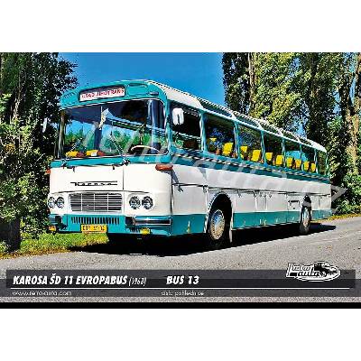 Pohlednice BUS č. 13 - KAROSA ŠD 11 EVROPABUS (1968)