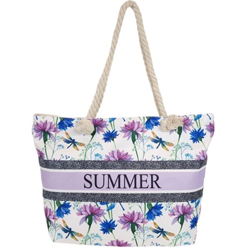 Image 1 of Плажна чанта с цветя - Summer