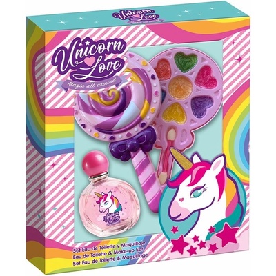 EP Line Eau My Unicorn EDT 50 ml + make-upová paletka darčeková sada