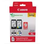 Canon Многократно опакована фотохартия Canon PG575XL+CL576XL+10x15 GP501
