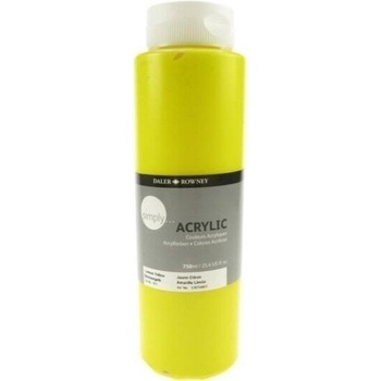 Daler-Rowney Simply АКРИЛНА боя Lemon Yellow 750 ml 1 бр (126750651)