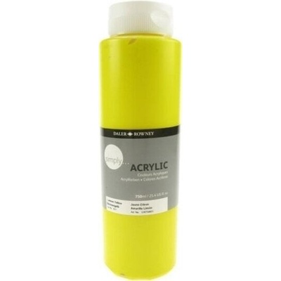 Daler-Rowney Simply АКРИЛНА боя Lemon Yellow 750 ml 1 бр (126750651)