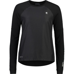 Mons Royale Фланелка с дълъг ръкав за колоездене Mons Royale Women's Tarn Merino Bike Wind Jersey Cycling jersey - Black - размер XL (156-2459-0115)