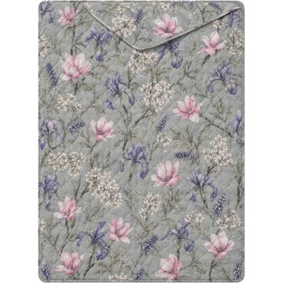 4sleep Milano přikrývka letní 250 g Květy růžové a fialové na šedé 160x200