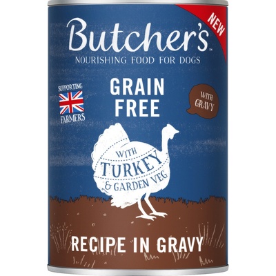 Butcher's Adult Original Recipe in Gravy kúsky s morčacím mäsom 400 g