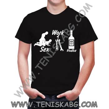 Image 1 of Fruit of the Loom Тениска - Sex, work day