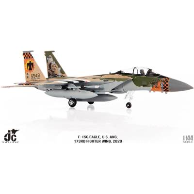 JC Wings F-15C Eagle USAF 173rd FW 114th FA OR ANG #78-0543 Sandman Kingsley Field ANGB OR 75th Anniversary 2020 1:144