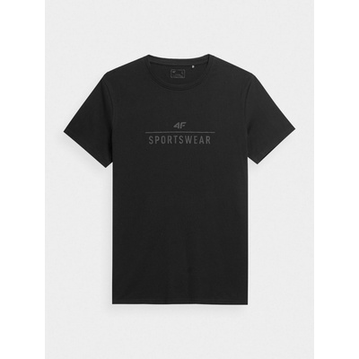 4F AW23TTSHM0878 pánske triko deep black