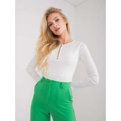 Dámske tričko s gombíkmi LK BZ 508674.01P WHITE