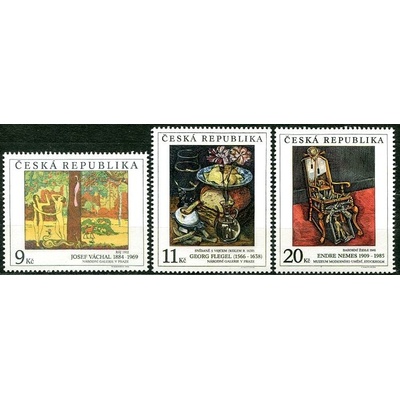Česká pošta (1996) č. 129-131 ** - Česká repulika - Umění 1996