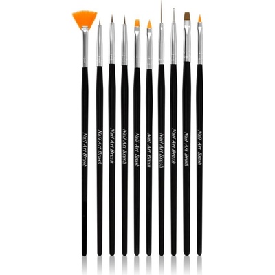 NeoNail Nail Art Brushes sada štetcov na nechty 10 ks