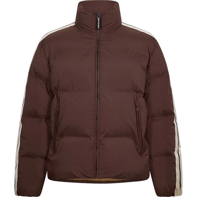 Palm angels Яке PALM ANGELS Men's Classic Logo Down Short Puffer Jacket - Brown Tofu