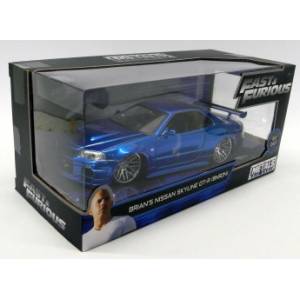 Jada Модели на автомобили и мотоциклети модел 1/24 Fast & Furious Nissan Skyline GT-R34 - Brian´s - 1: 24 (TRS2265-3925)
