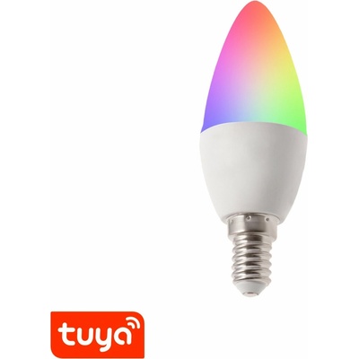 T-LED, SMART LED žárovka E14 Tuya RGBCCT TU5W