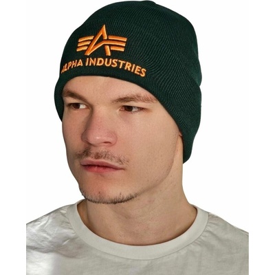 Alpha Industries 3D beanie Force Green čiapka zelená