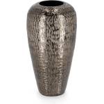 Bizzotto ДЕКОРАТИВНА КАШПА lathe 16x31cm АНТРАЦИТ (0184256)