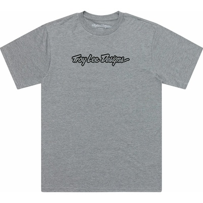Troy Lee Designs TLD tričko Signature Gray Heather