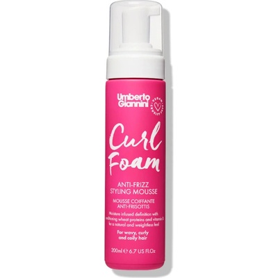 Umberto Giannini Curl Foam Anti-Frizz Styling Mousse Pěnová tužidla na vlasy 200 ml – Zboží Mobilmania