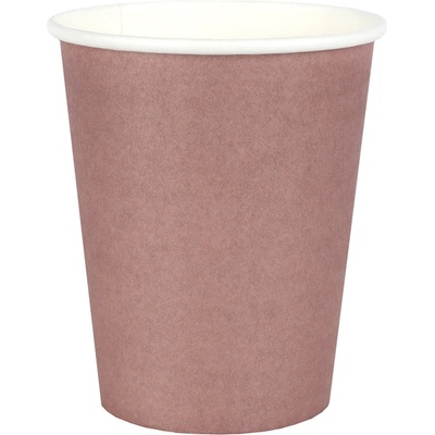 Santex Хартиени чаши - едноцветни 250 мл ЦВЯТ: Розово-златно