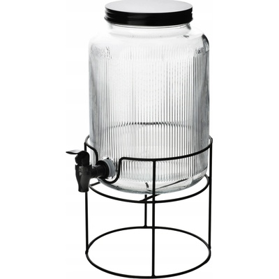 Elegantní skleněná sklenice s kohoutkem 5,2L MODERN KITCHEN