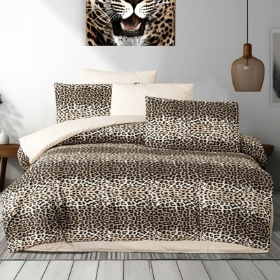 TiaHome obliečky bavlna Leopard 200x140 90x70