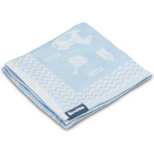  Пелена От Бамбук И Памук - Сини Играчки 65x75