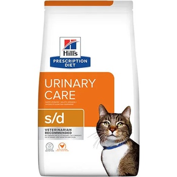 Hill's HHills Prescription Diet s/d Urinary Care - диета за бързо разтваряне на струвитни уролити 3kg