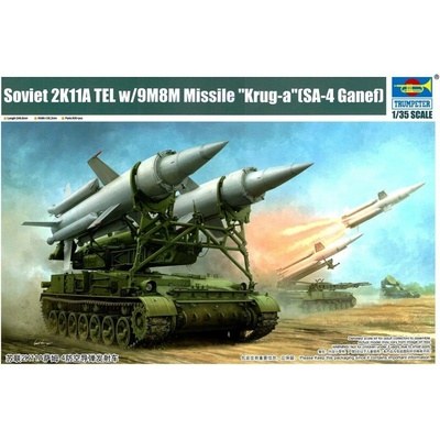 Trumpeter Soviet 2K11A TEL w/9M8M Missile Krug-a SA-4 Ganef 1:35