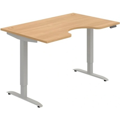 OFFICE PRO s.r.o. HOBIS ergo elektr.staviteľný stôl 140 cm, pamäť. ovláda. - MSE 2M 1400, dub