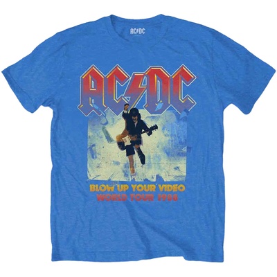 AC/DC Blow Up Your Video / World Tour 1988 Mid Blue XL Риза (ACDCTS42MBL04)