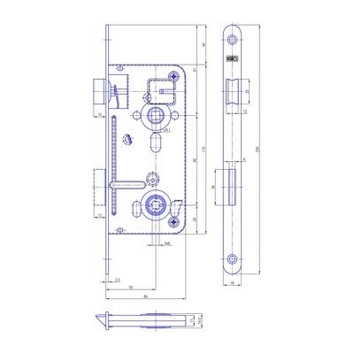 HOBES 547C WC 90mm 18mm 80mm