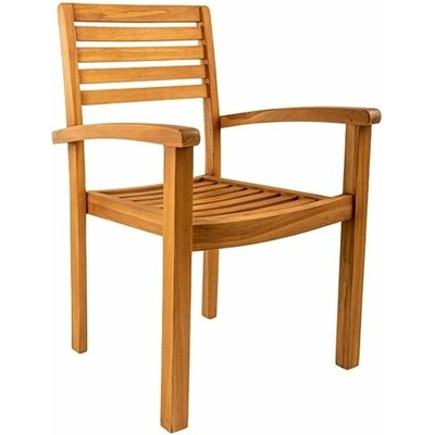 DOPPLER Židle zahradní, stohovací TAMAN 4 teak FSC