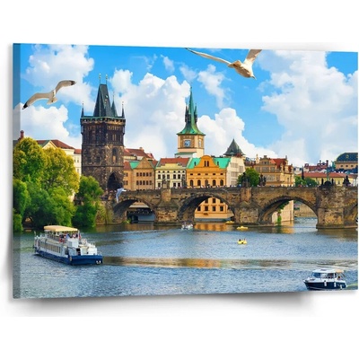 Sablio Obraz Praha Karlov most 2 - 150x110 cm