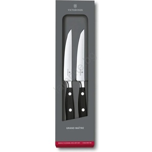 Victorinox - Комплект ножове за стек GRAND MAITRE, 12 см, 2 бр. , черни (GG870)
