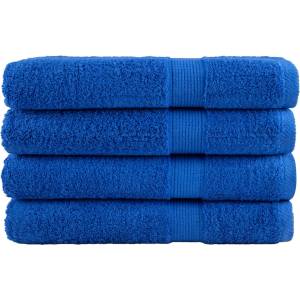 vidaXL Премиум кърпи SOLUND 4 бр сини 100x200 см 600 gsm (137198)