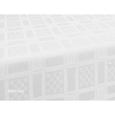 SCANquilt Obrus Kan 23472 biela 40x40 cm