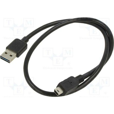 Delock 85158 USB 2.0 USB A zástrčka dvoustranná USB B mini vidlice