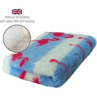DRYBED Premium Vet Bed Plameniak svetlomodrý