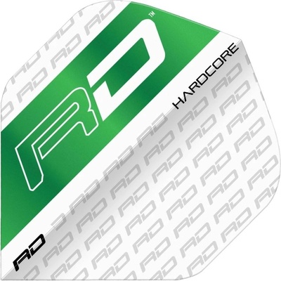 Red Dragon Hardcore - RD Logo - White & Green RF6916