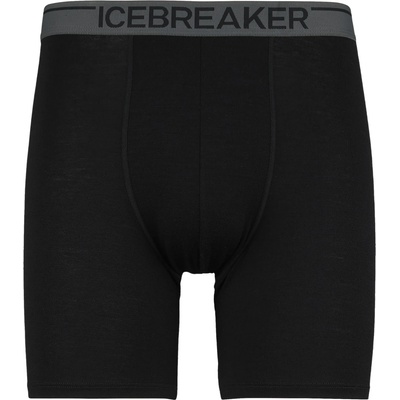 Icebreaker Мъжко мериносово термобельо Icebreaker Anatomica Long Boxers Merino base layer - Black II (015-1797-0311)