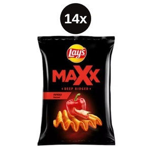 Lay's Lays maxx чушки с черен пипер 14x55g