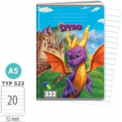 ARGUS Zošit A5 TYP 523 Spyro