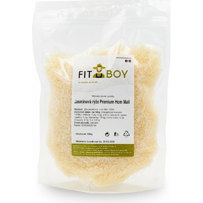 Fitboy Jazmínová ryža Premium Hom Mali 0,5 kg