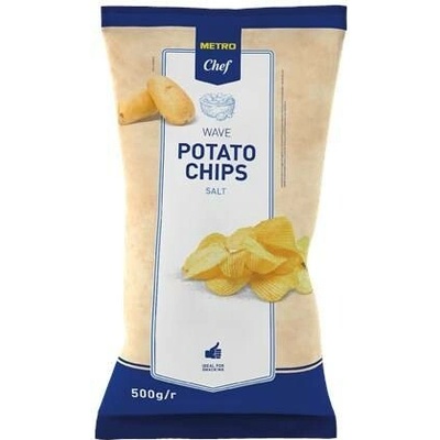METRO Chef Chips sůl vroubky 500 g